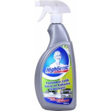 HighGenic Paslanmaz Çelik Yüzey ve Ankastre Temizleyici 1000 ml