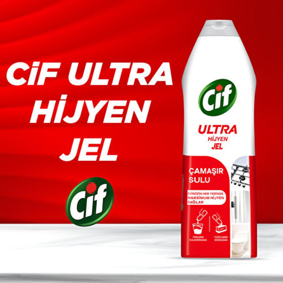 Cif Ultra Hijyen Jel Yüzey Temizleyici 750 ml