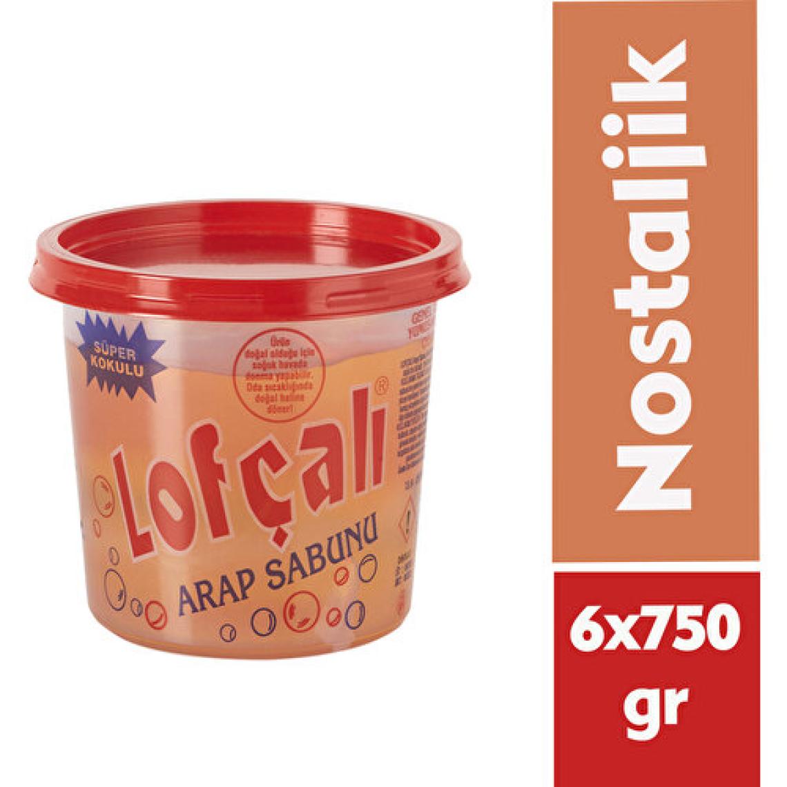 Lofçalı Arap Sabunu Kase 750 GR x 6 Adet