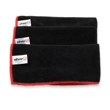 3 Adet Shadow Kırmızı Overloklu 40x40 Cm Mikrofiber Bez