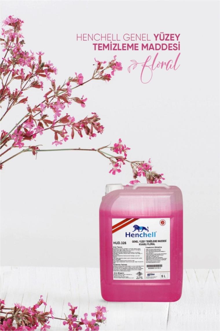 Henchell Genel Yüzey Temizleme Maddesi Floral - Ultra 5 kg