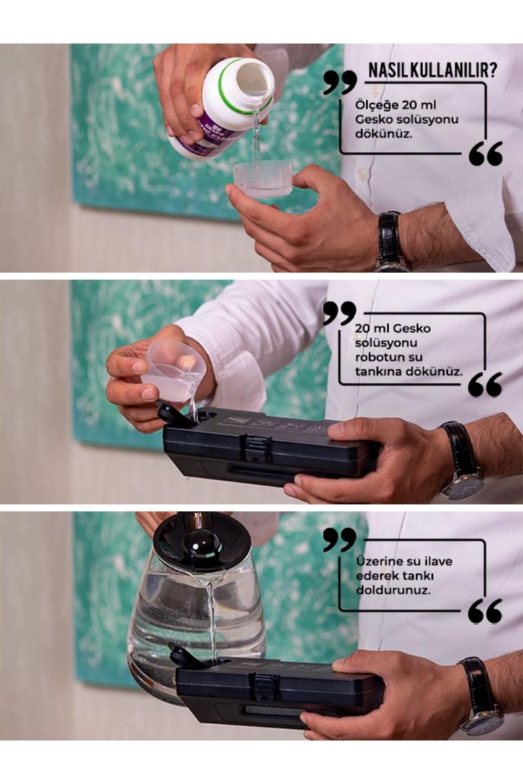 Robot Süpürge Deterjanı Beyaz Sabun Kokulu 500 ml