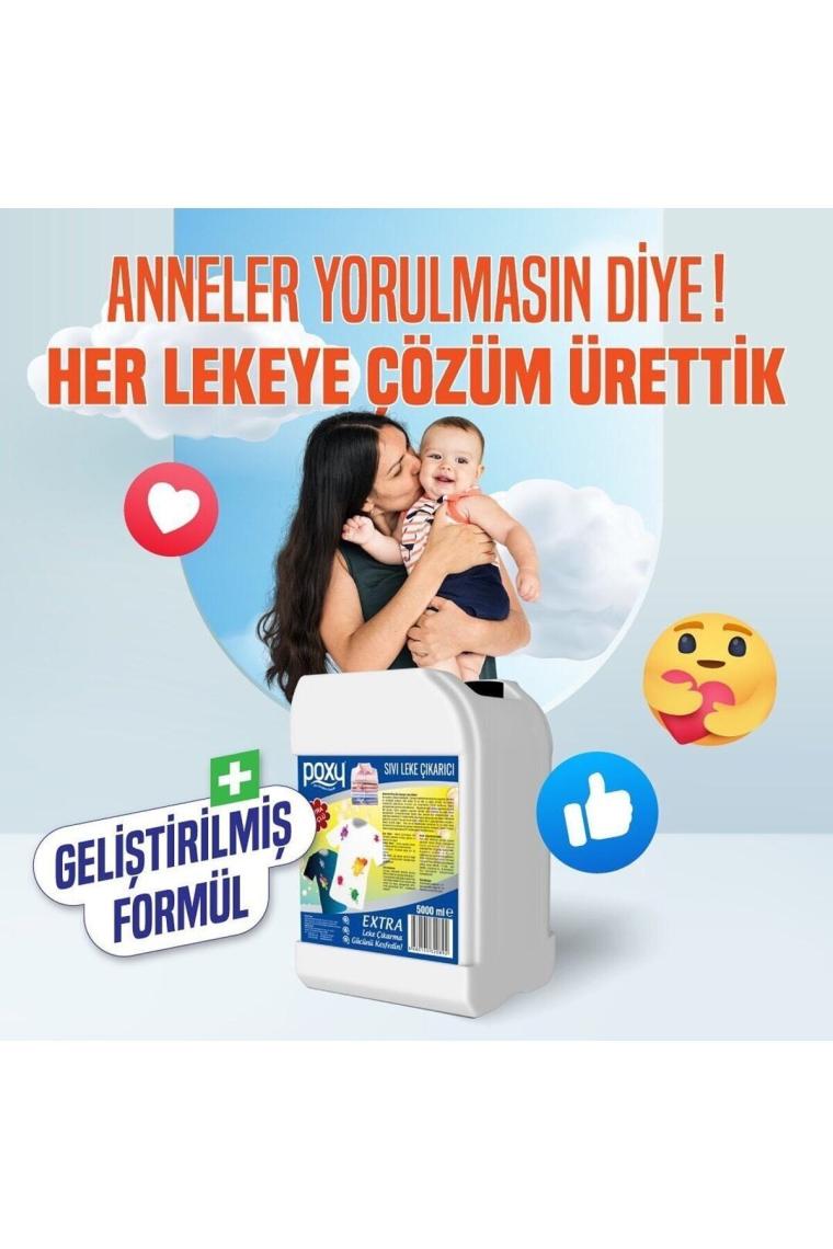 Poxy  Sıvı Çamaşır Leke Çıkarıcı 5 Lt