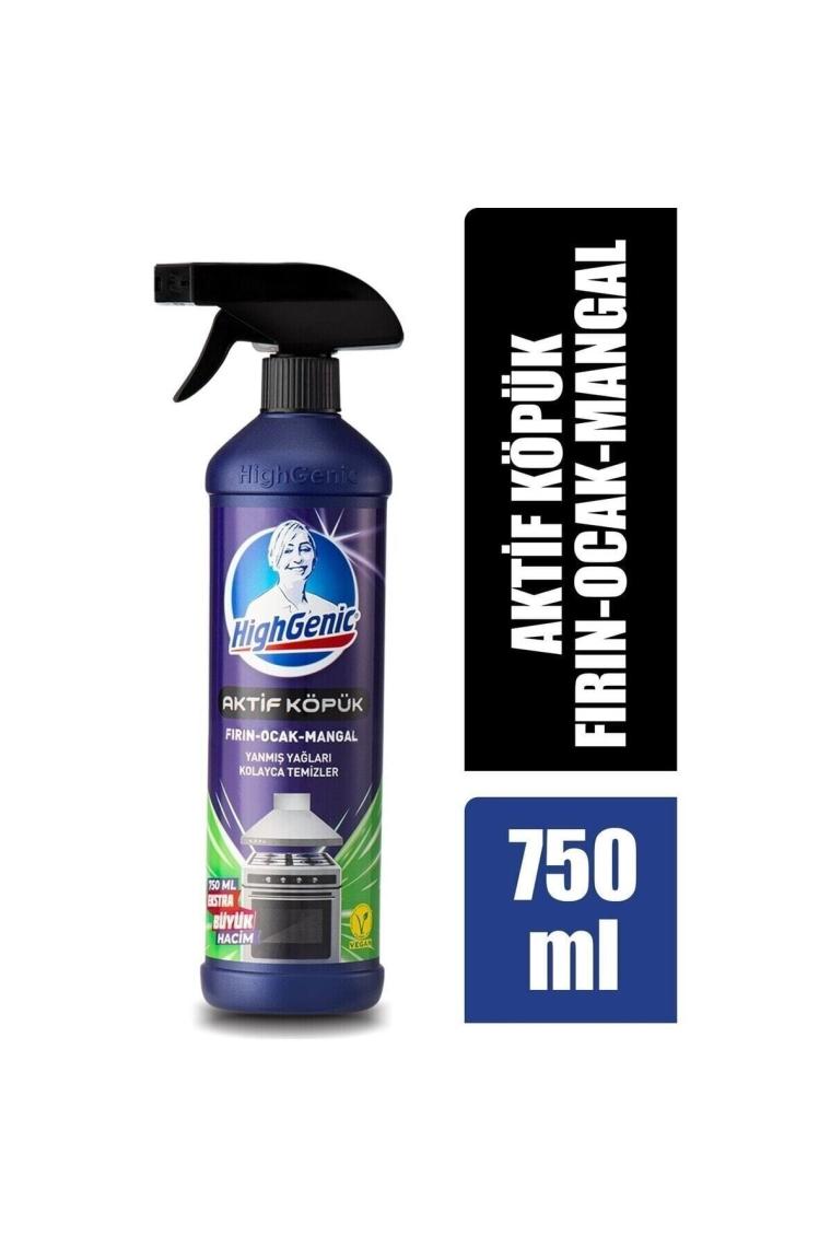 Aktif Köpük- Fırın ,ocak, Mangal Temizleyici 750 ml