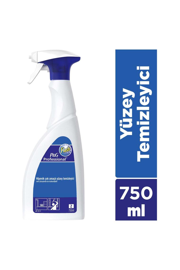 Professional Hijyenik Çok Amaçlı Yüzey Ve Cam Temizleyici Sprey 750 ml