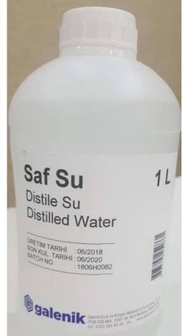 Galenik Distile-Saf Su 1 Lt