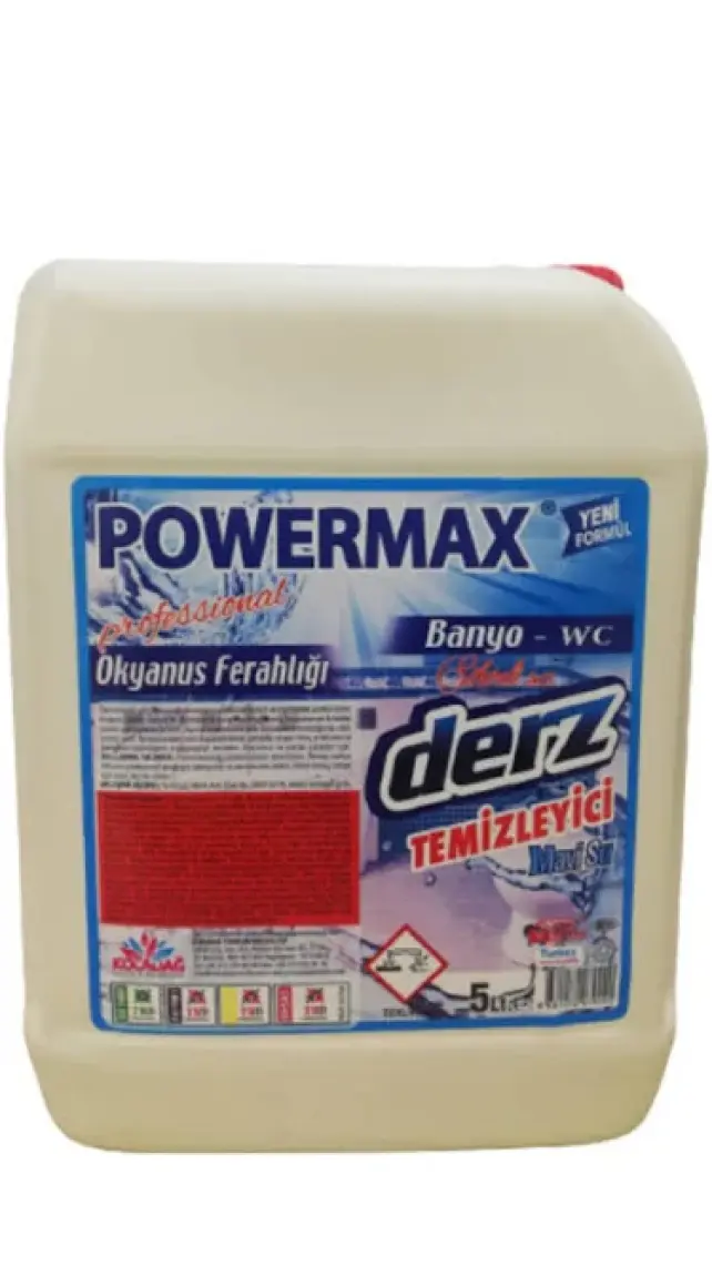 POWERMAX Professional Derz Temizleyici ( Mavi Su - 5 Lt )