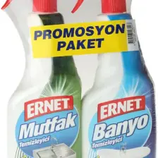 Ernet Mutfak Temizleyici 750 ml + Banyo Temizleyici 750 ml