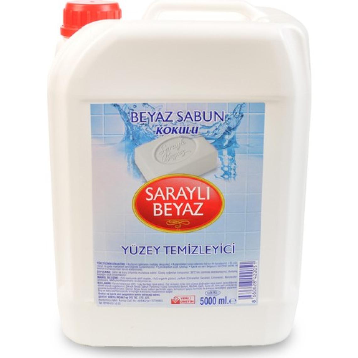 Saraylı Yüzey Temizleyici Beyaz Sabun Kokulu Doğal Çok Amaçlı 5 Litre