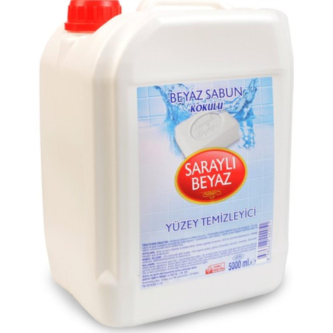 Saraylı Yüzey Temizleyici Beyaz Sabun Kokulu Doğal Çok Amaçlı 5 Litre