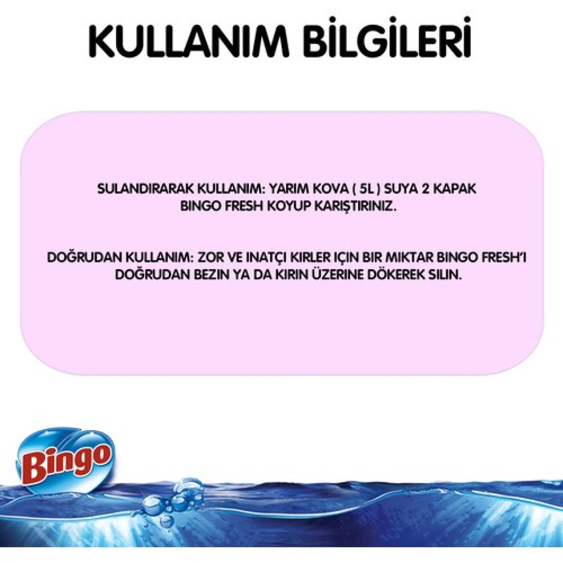 Bingo Fresh Mutlu Yuvam 2.5 lt Yüzey Temizleyici