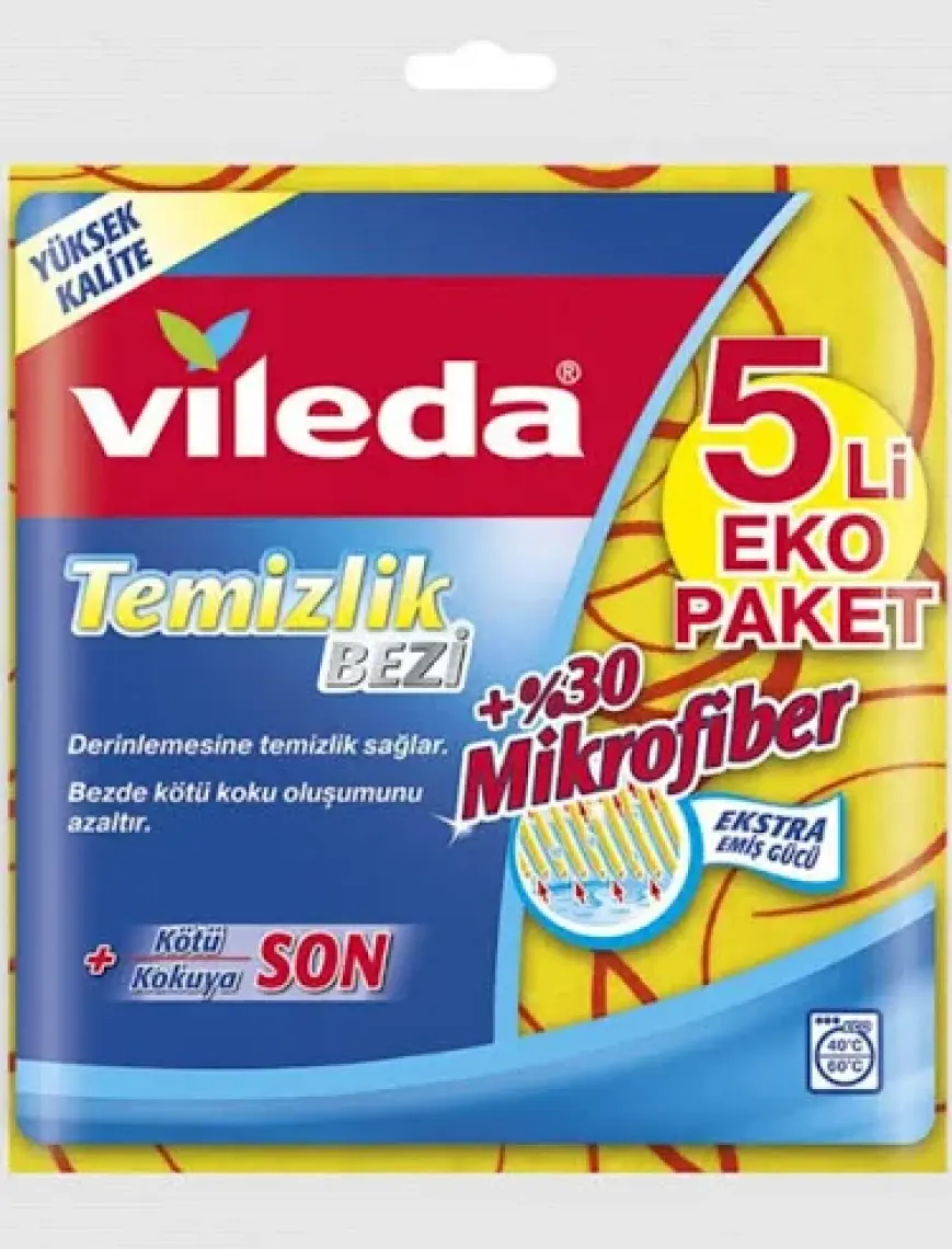 5 Li %30 Mikrofiberli Mutfak Bezi