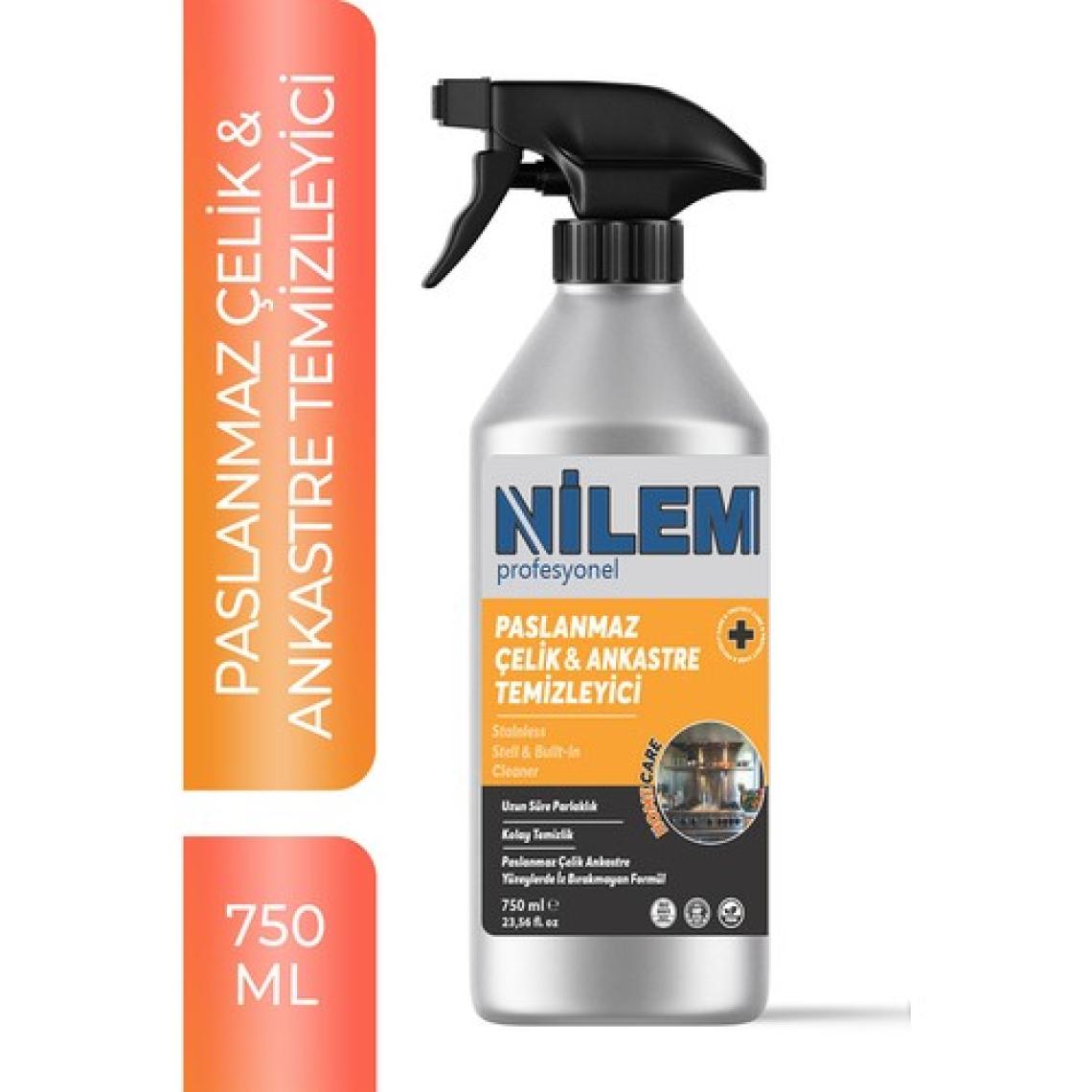 Nilem Profesyonel Paslanmaz Çelik ve Ankastre Temizleyici 750 ml