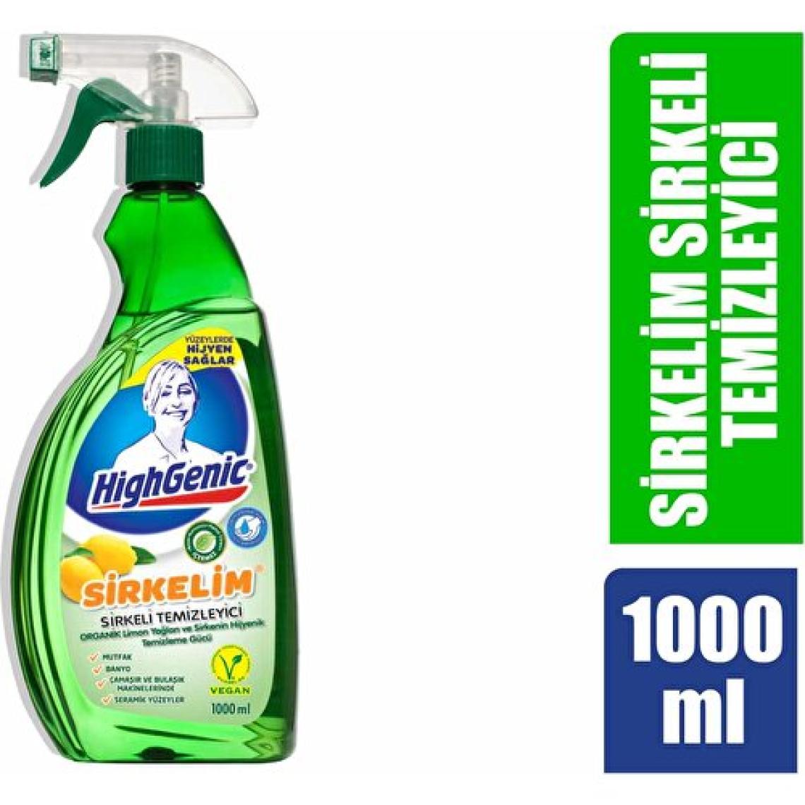 Highgenic Sirkelim Limon 1000 ml Temizleyici Sprey