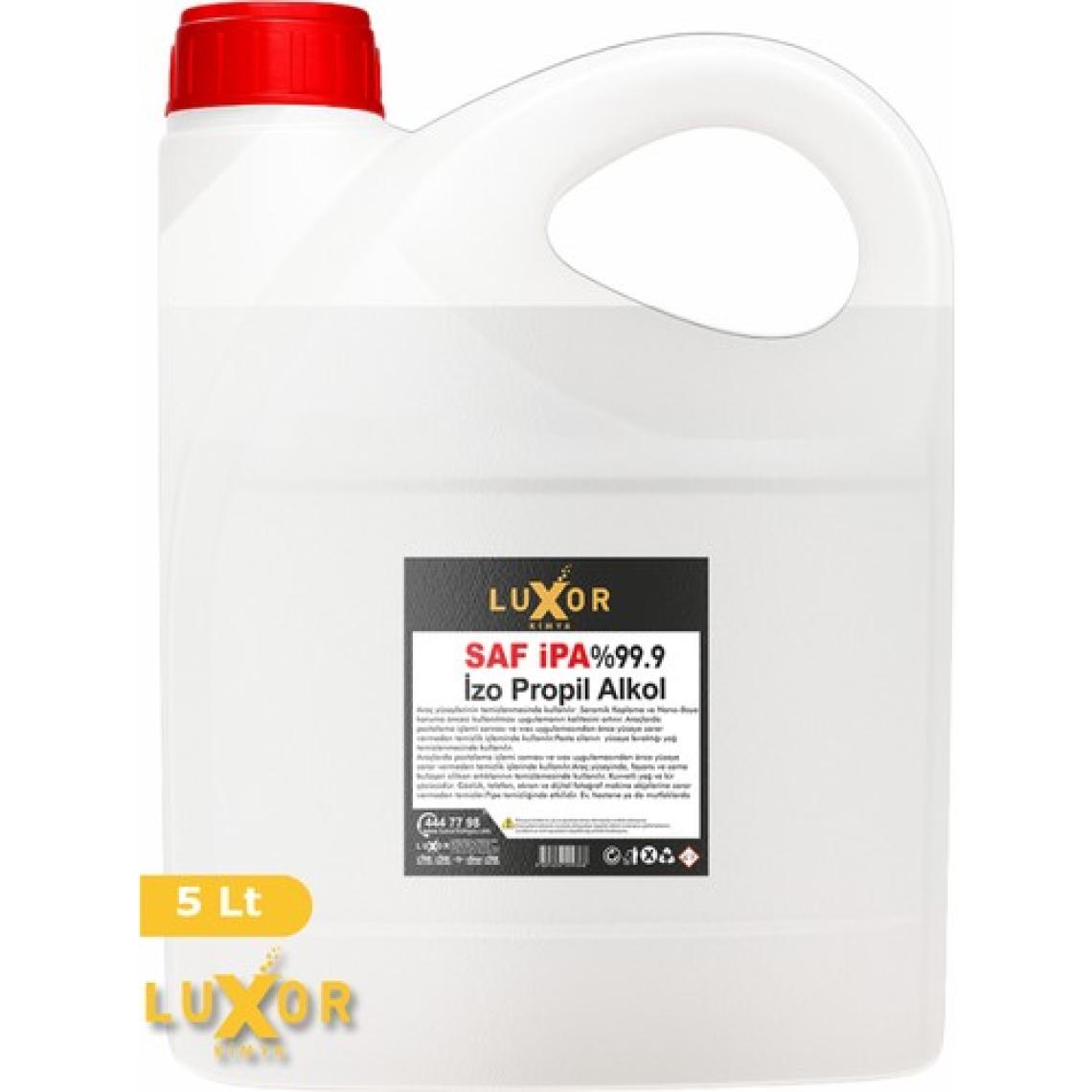 Luxor Kimya %99.9 Saf Ipa Izo Propil Yüzey Temizleyici  5 Lt