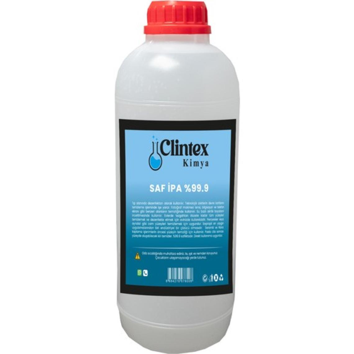 Clintex Kimya %99.9 Saf Ipa Yüzey Temizleyici Solvent 1 Lt
