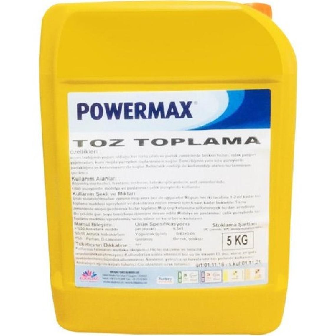 Geseus Powermax Statik Toz Toplama Maddesi Toz Toplama Deterjanı 5 kg