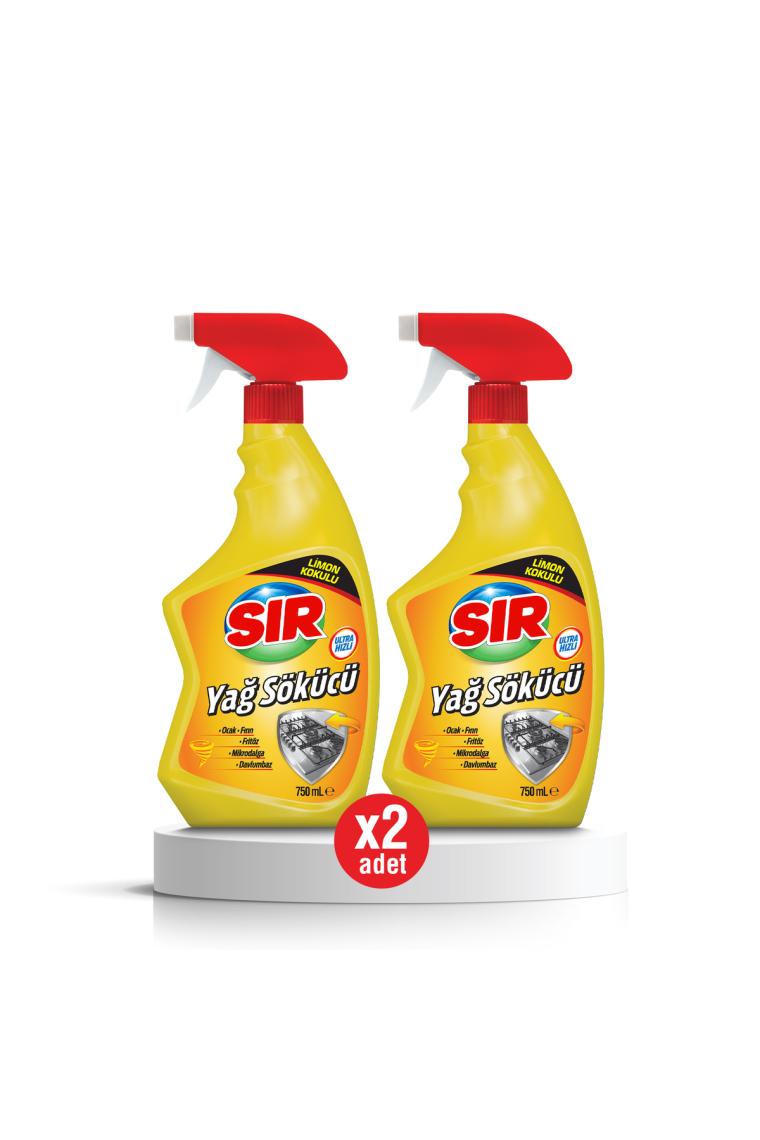 Sır Yağ Çözücü Mutfak Limon 2'li