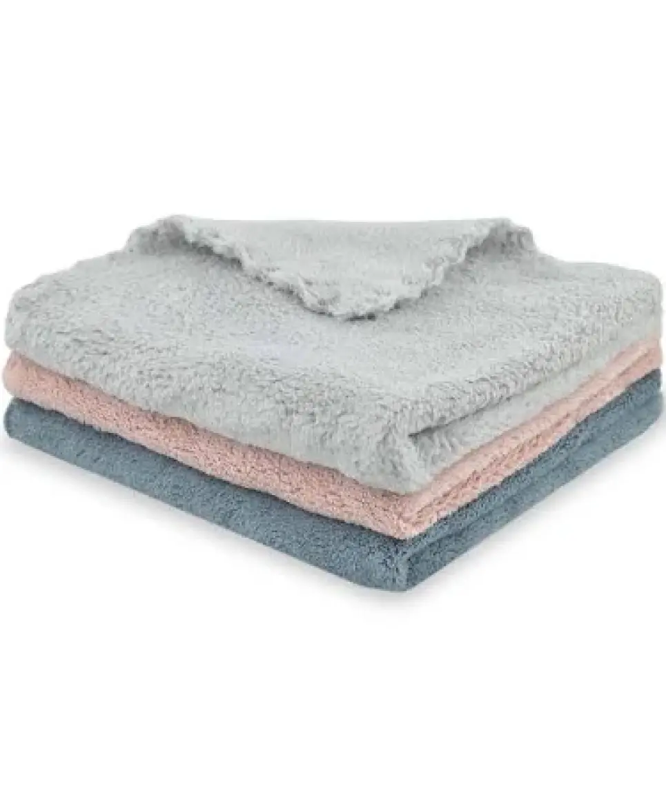 Mucize Ultra Emici Ve Yumuşacık Mikrofiber Temizlik Bezi 3'lü Set 40x40 Meşhur Pompik Bez