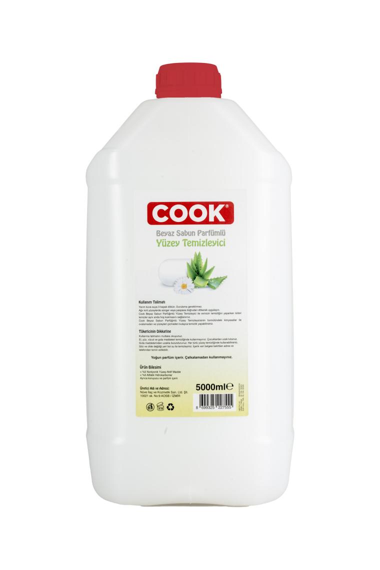 Beyaz Sabun Parfümlü Yüzey Temizleyici 5 Lt
