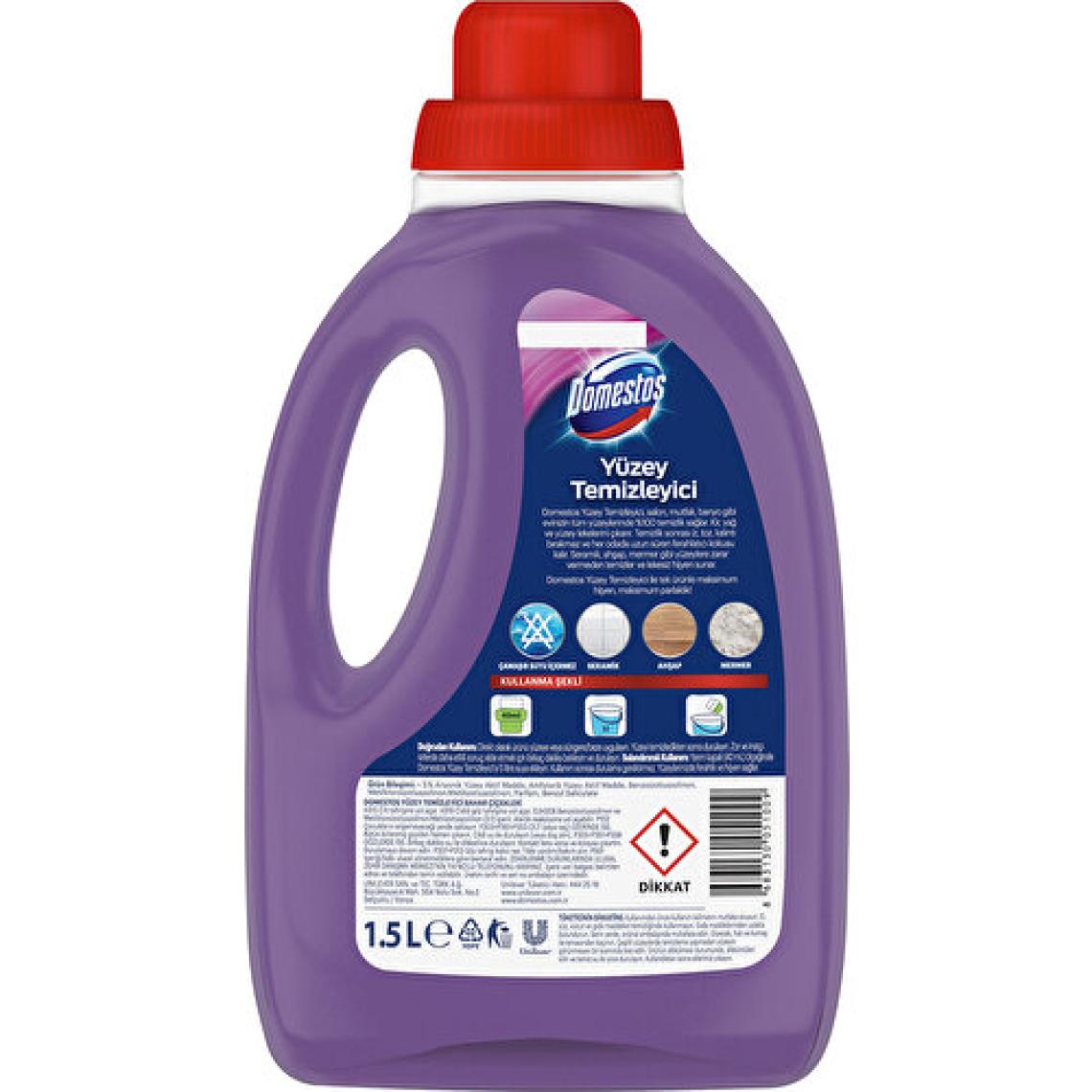 Domestos Tüm Zeminlerde Bahar Çiçekleri Yüzey Temizleyici 1.5 lt