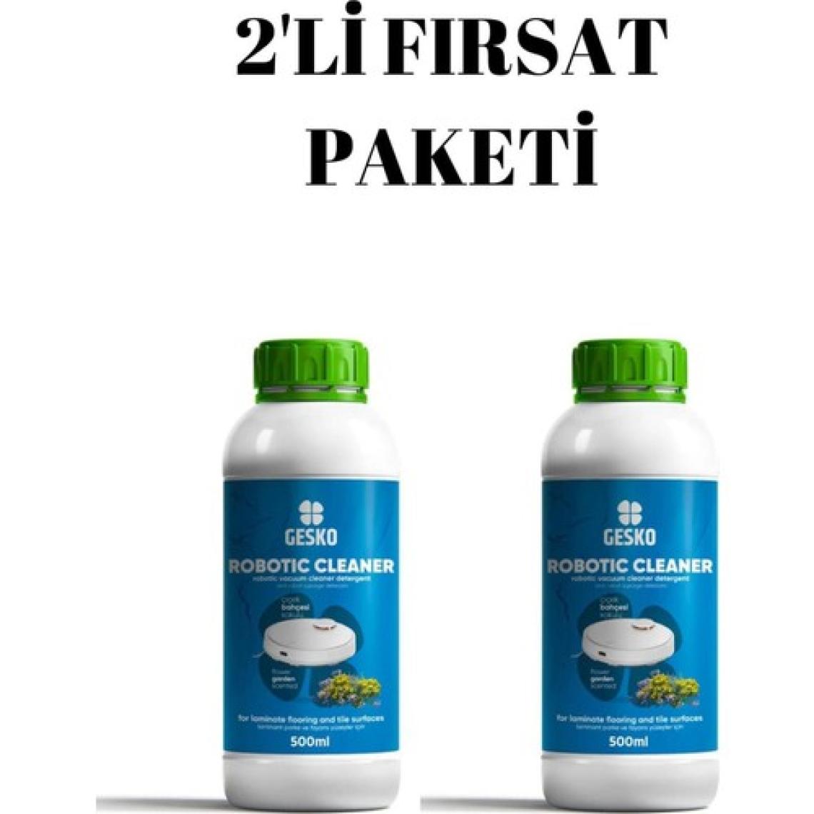 Gesko Robot Süpürge Deterjanı Çiçek Bahçesi Kokulu 2X500 ml