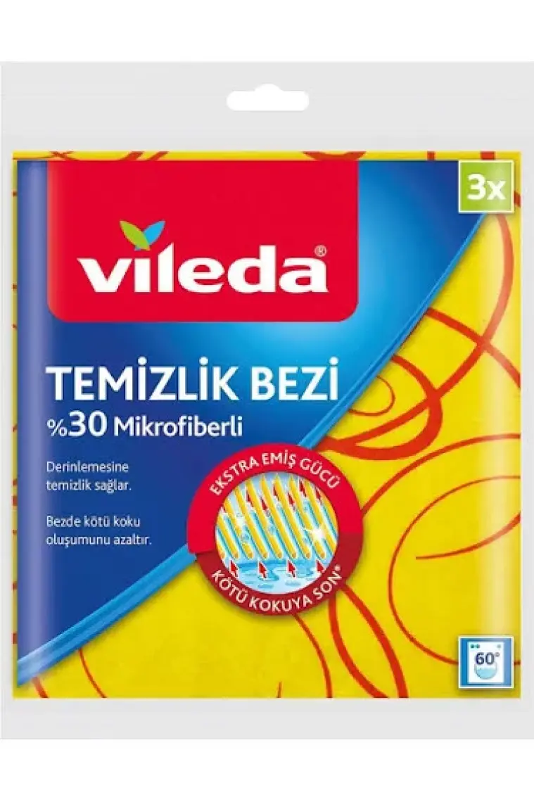 3 Lü %30 Mikrofiberli Mutfak Bezi
