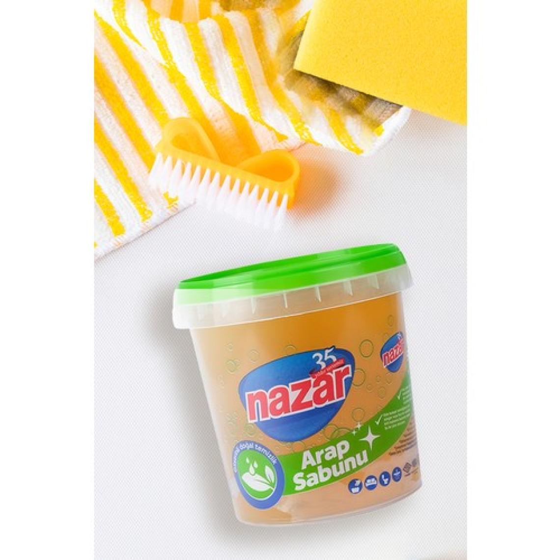 Nazar Kase Arap Sabunu 950 gr - %100 Doğal, Bitkisel Bazlı, Çevre Dostu Arap Sabunu, Çok Amaçlı Temizlik