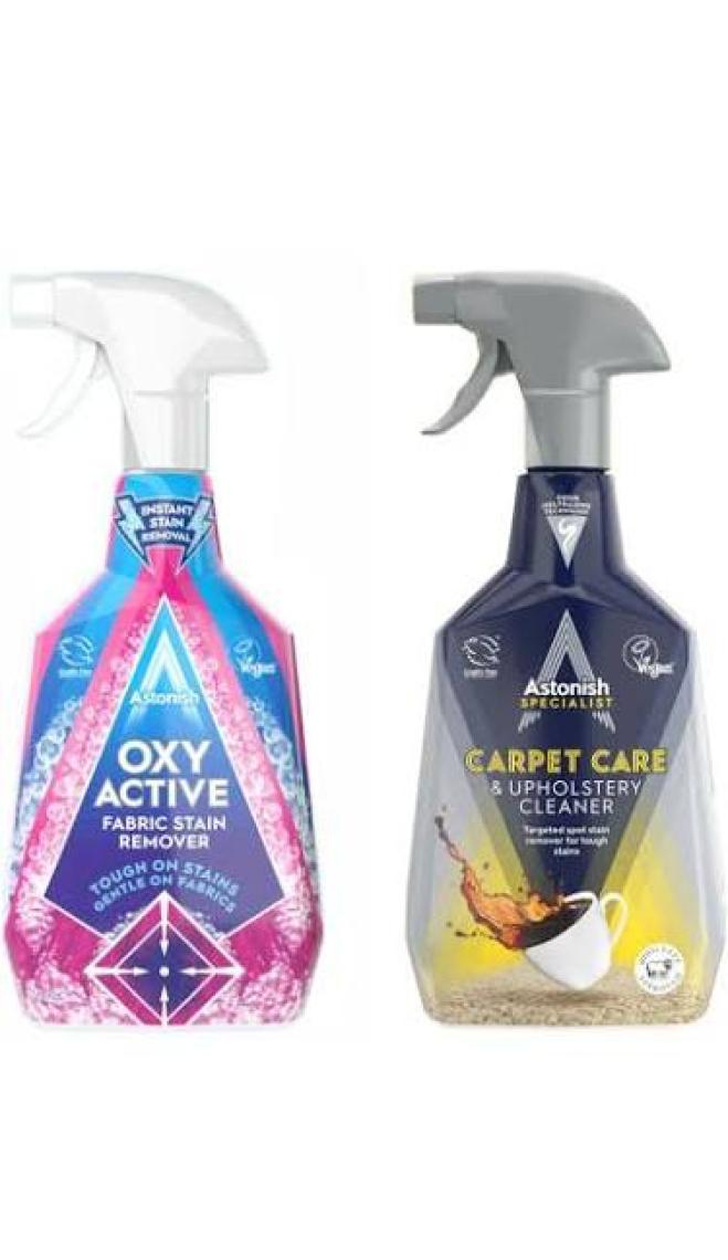 Astonish Leke Çıkarıcı Sprey + Astonish Koltuk ve Halı Temizleyici Sprey 750 ml