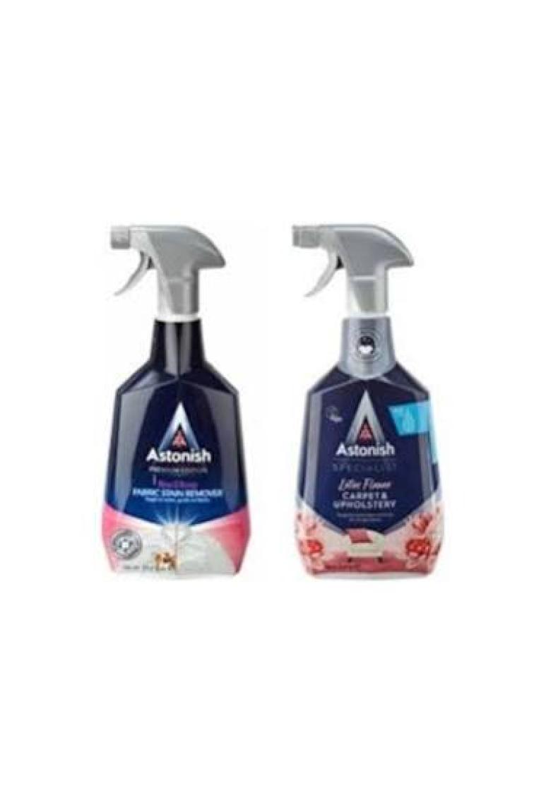 Astonish Leke Çıkarıcı Sprey + Astonish Koltuk ve Halı Temizleyici Sprey 750 ml