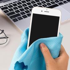 Clean | Microfiber 40x40 Cm 5'li Baklava Desen Cam Temizlik Bezi