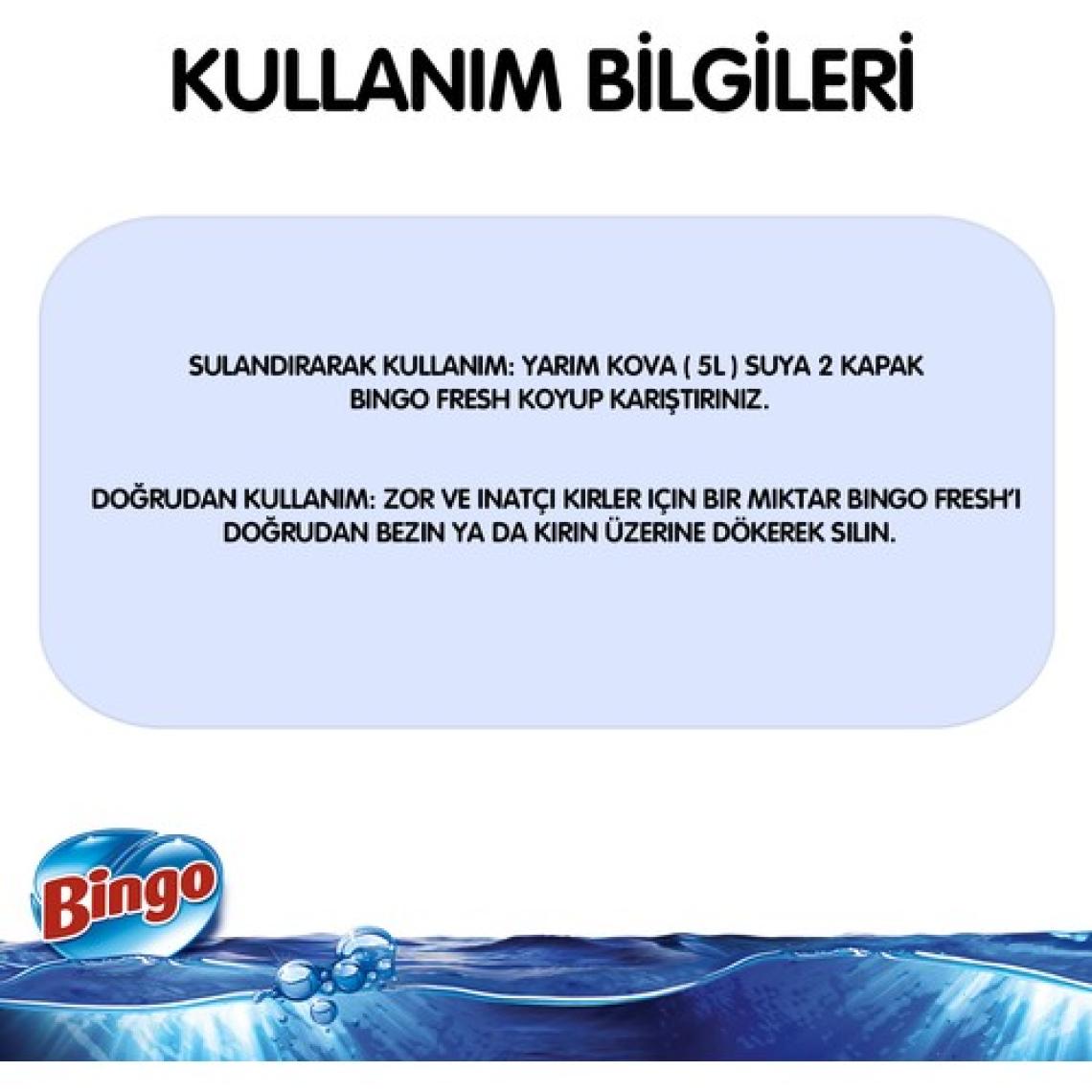 Bingo Fresh 2.5 lt Yüzey Temizleyici