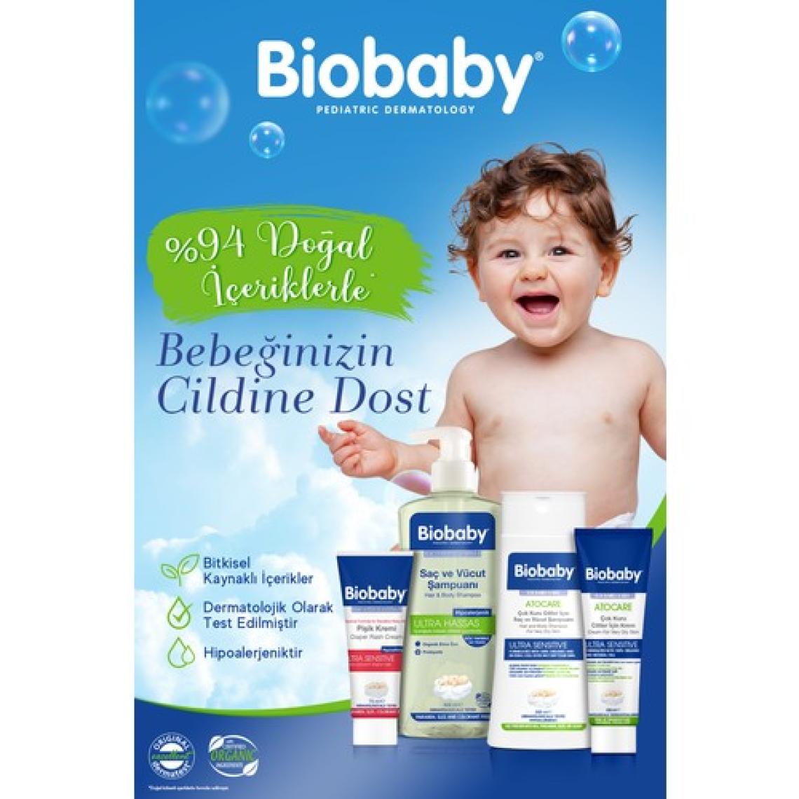 Biobaby Bebek Pişik Kremi %40 Çinko 75 gr - Organik Kır Iğdesi Yağı Ve Zeytinyağı Içerir
