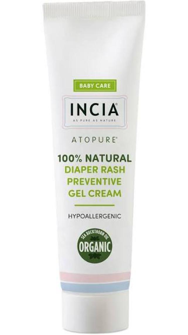INCIA %100 Doğal Pişik Önleyici Jel Krem Organik Yalancı İğde Bakım Kremi Bitkisel 60 ml