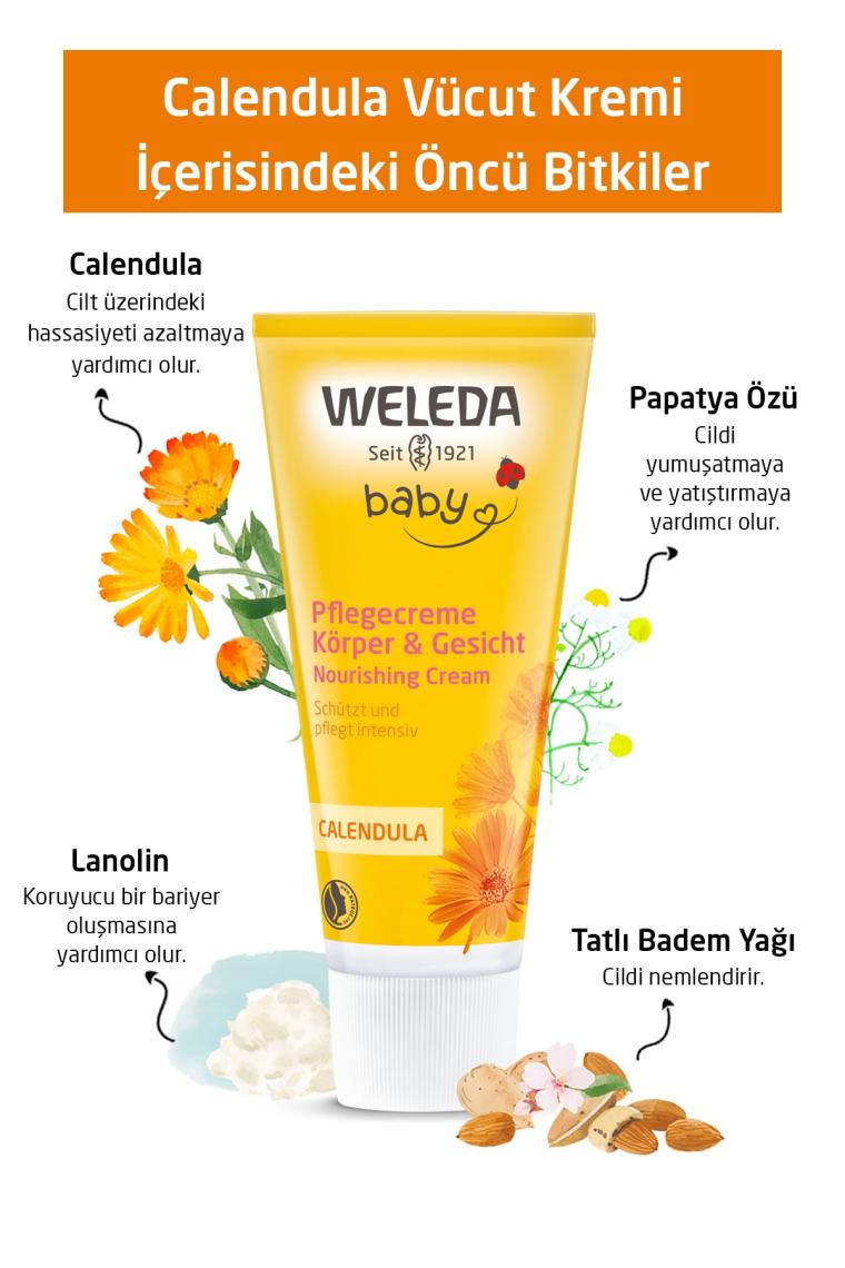 Calendula Organik Vücut Kremi 75 ml