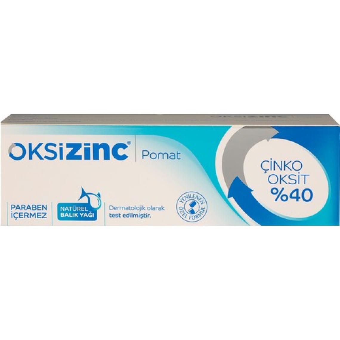 Oksizinc Pişik Kremi 100 gram %40 Çinko Oksit Balık Yağı 2'li
