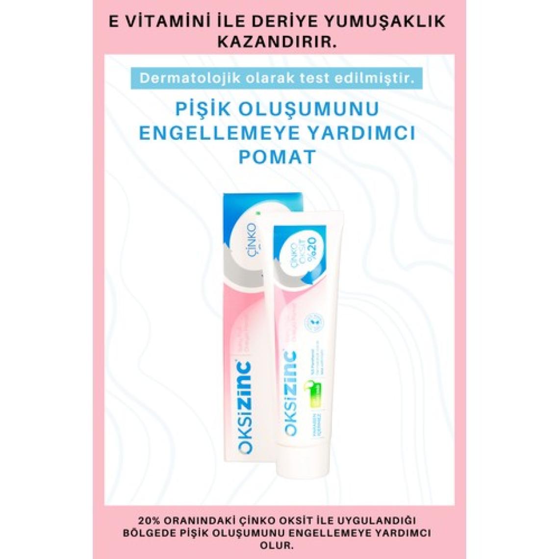 Oksizinc Baby %20 Çinko Oksit 100 gr Pişik Önleyici Krem