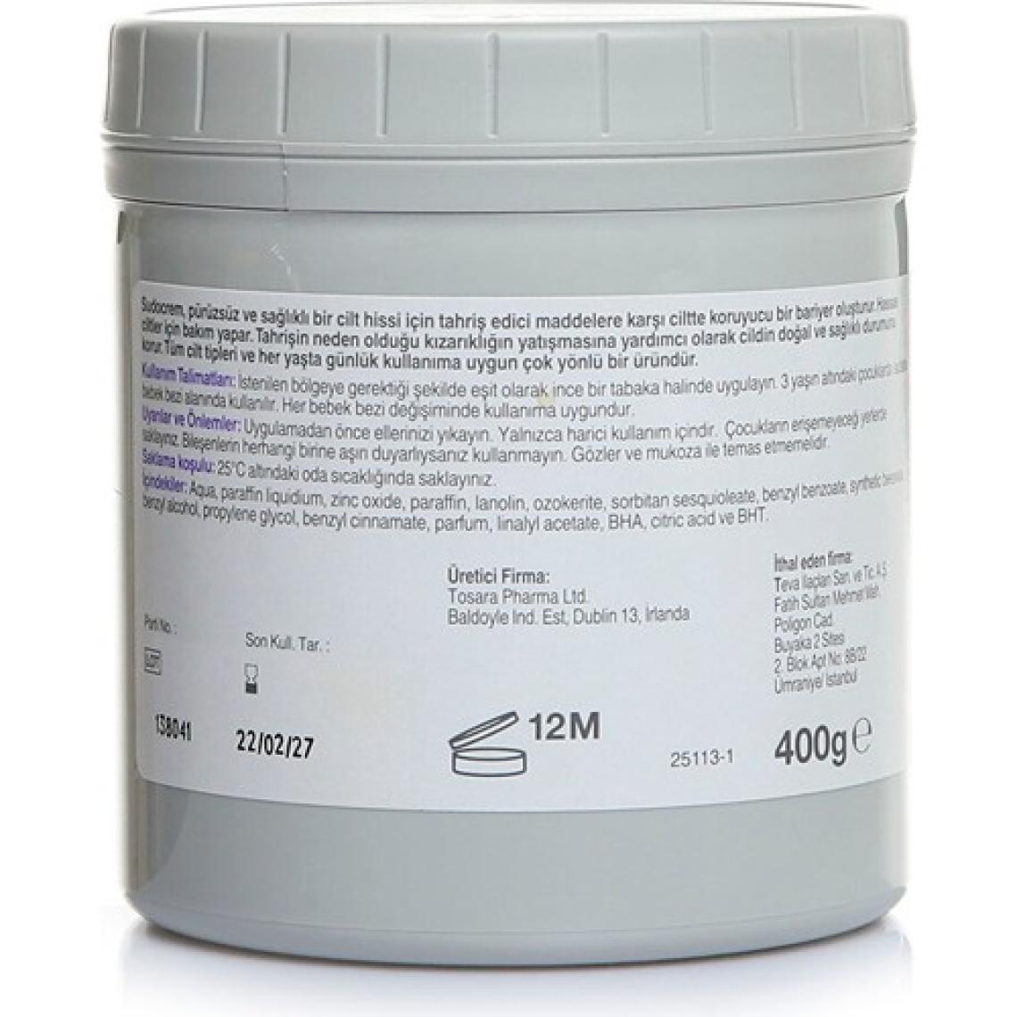 Sudocrem Bebek Bakım Kremi 400 gr