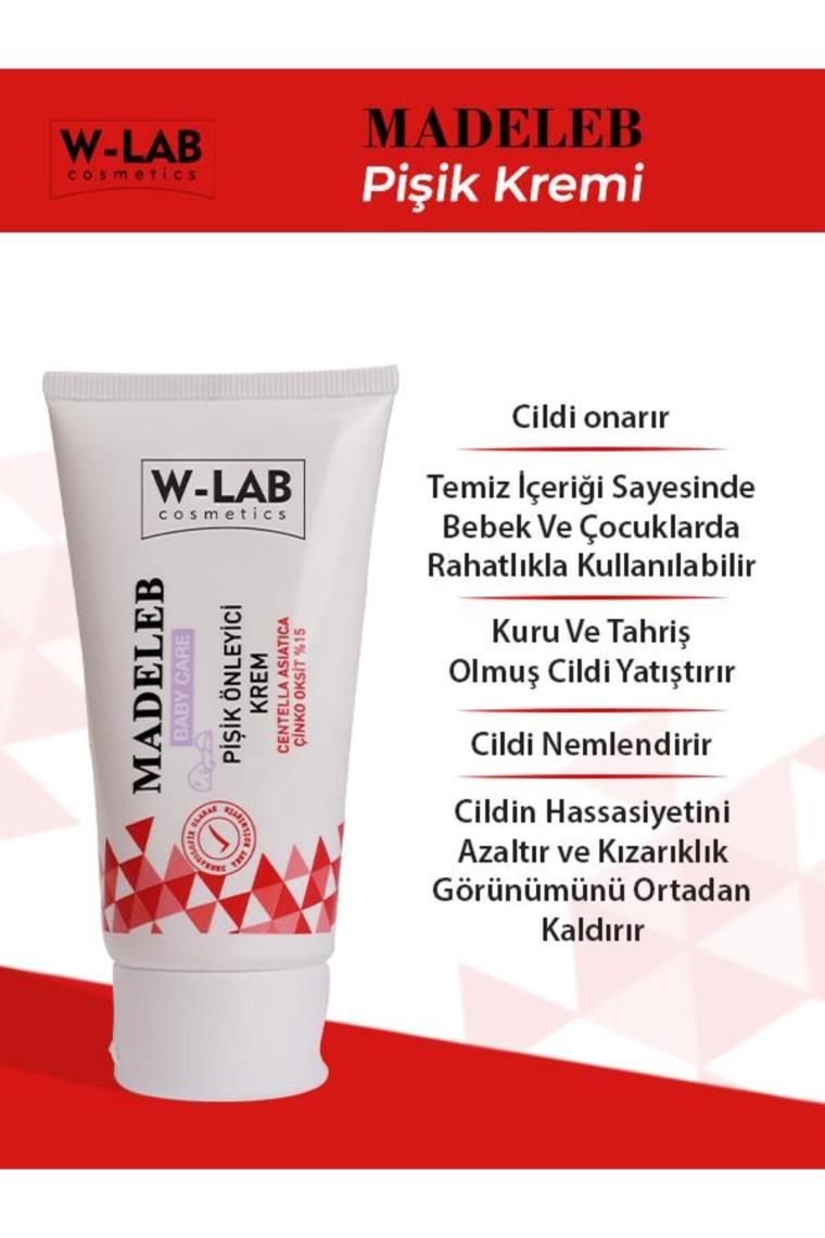 W Lab Madeleb Pişik Önleyici Krem 75 ml