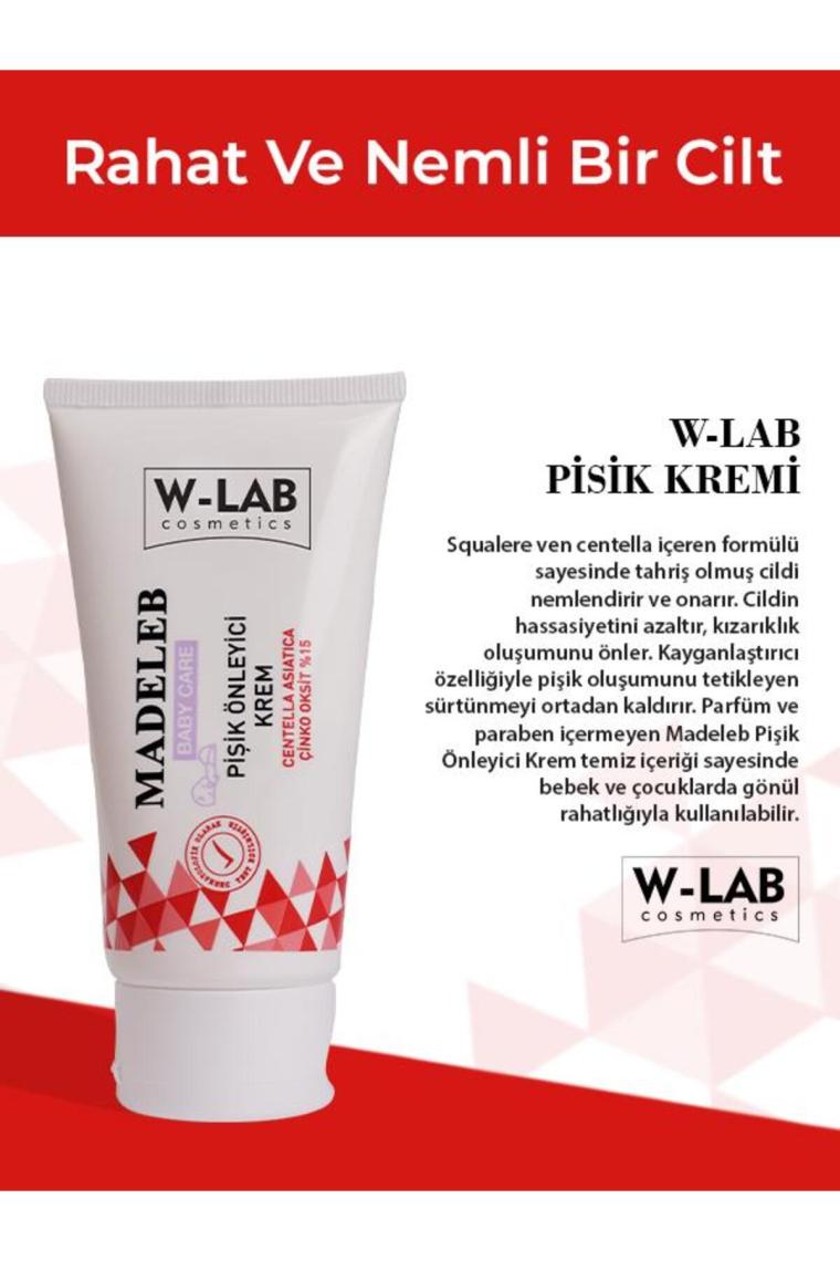 W Lab Madeleb Pişik Önleyici Krem 75 ml