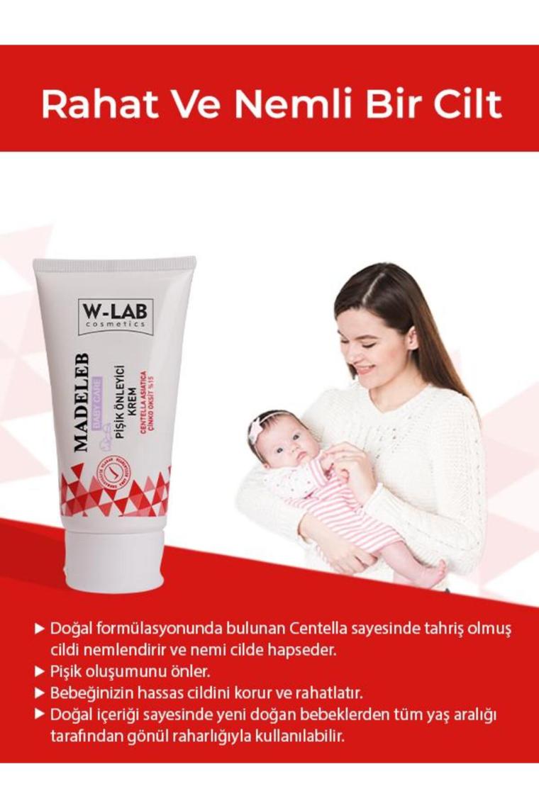 W Lab Madeleb Pişik Önleyici Krem 75 ml