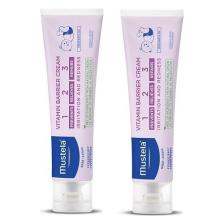 Mustela Vitamin Barrier Cream 1.2.3 Pişik Kremi 100 ml 2'li