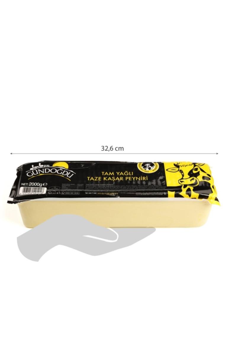 Taze Kaşar Peynir 2000gr 3'lü