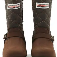 Harley Davidson Laconia Hakiki Deri Kahverengi Çocuk Çizme