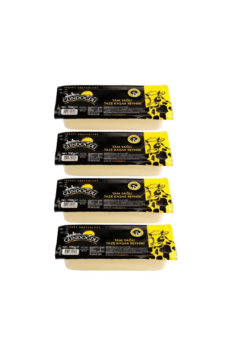 Taze Kaşar Peyniri 700gr 4'lü