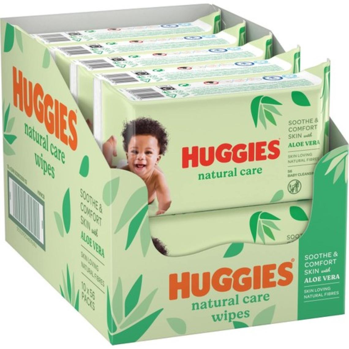 Huggies Natural Care Yenidoğan Islak Bebek Havlusu 10x56 Yaprak