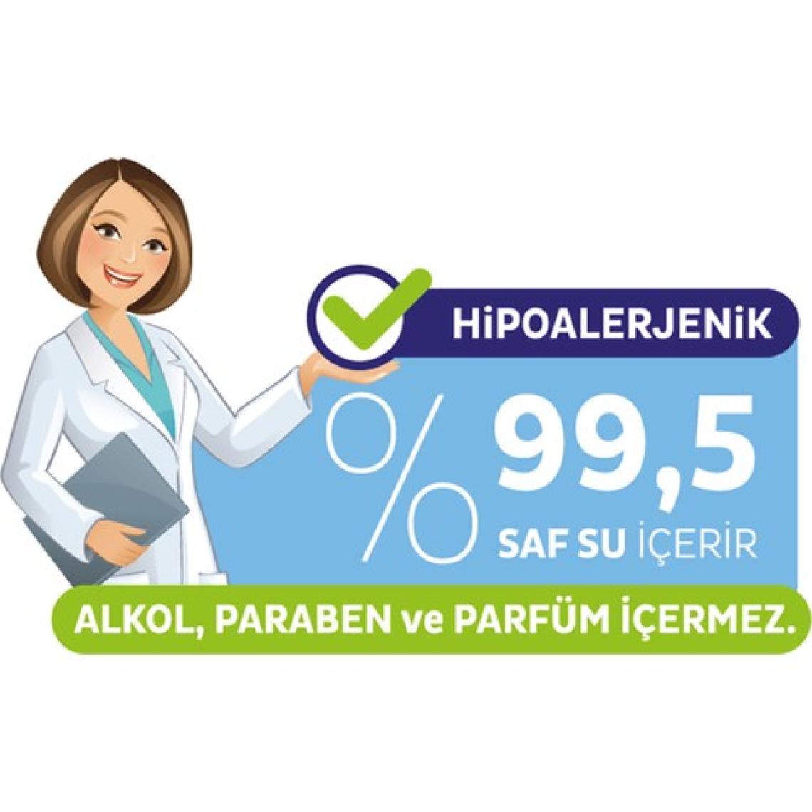 Sleepy Yenidoğan Islak Havlu 3x40 (120 Yaprak)