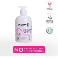 Ecowell Bebek ve Çocuk Temizleme Jeli, Organik & Vegan Sertifikalı, Şampuan, Duş Jeli Sabun Parabensiz 500ml