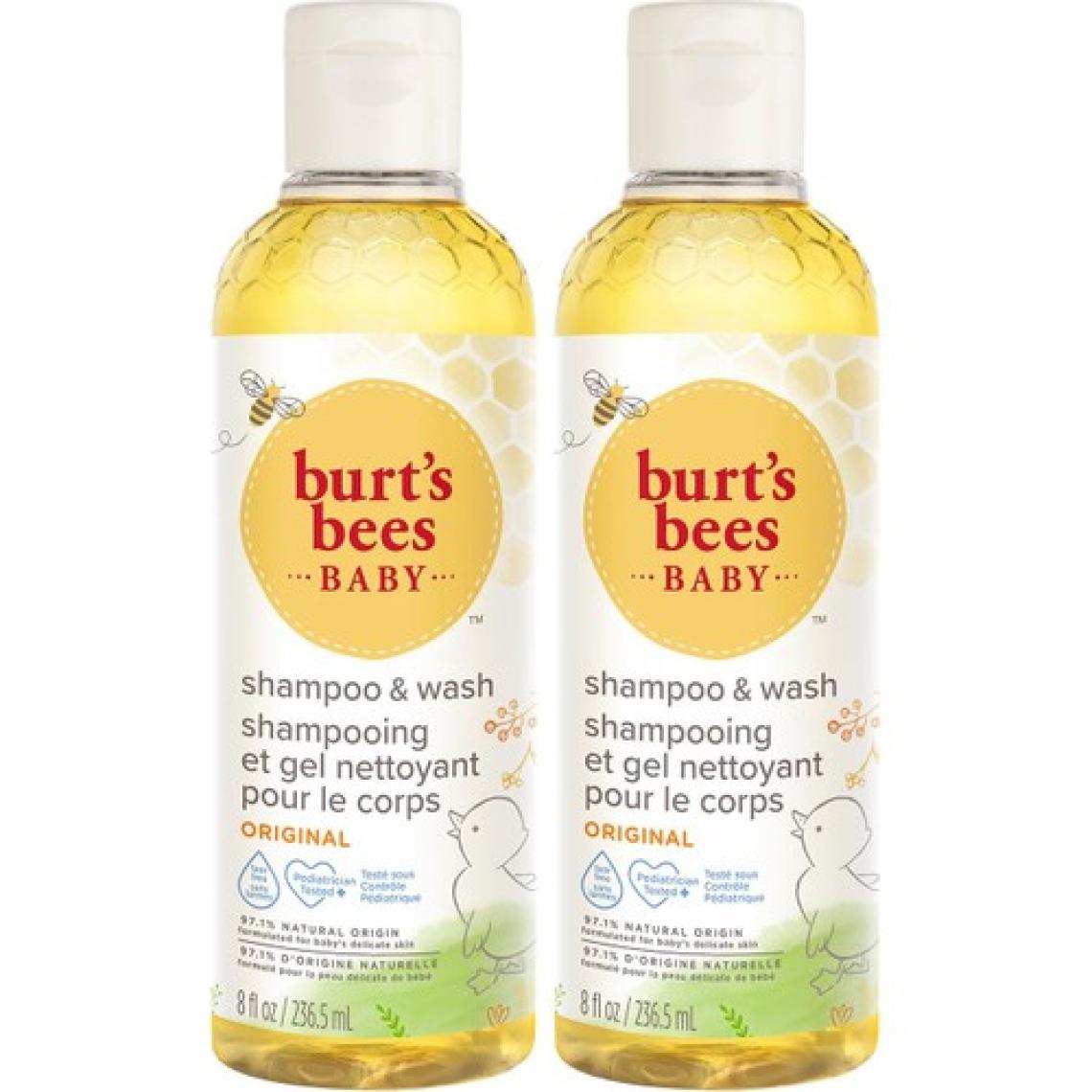 Burt's Bees Bebek Saç ve Vücut Şampuanı - Baby Bee Shampoo Body Wash x 2 236.5 ml