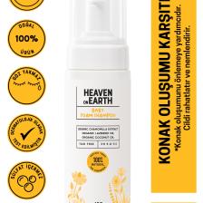 Konak Önleyici Bebek Yenidoğan Köpük Şampuanı %100 Doğal Organik Içerikli Parabensiz Vegan 150ml